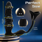 Leonidas – Upgrade Fast Thrusting 6-in-1 Prostate Massager with Remote Control and APP